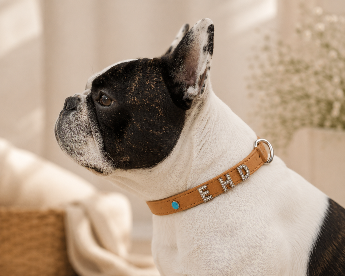 Custom Crystal Letter Collar