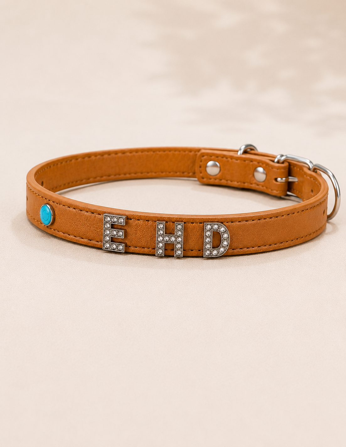 Custom Crystal Letter Collar