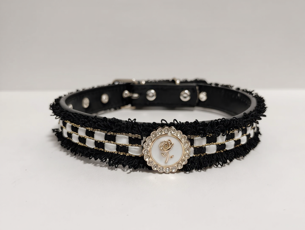 Midnight Rose Luxury Pet Collar