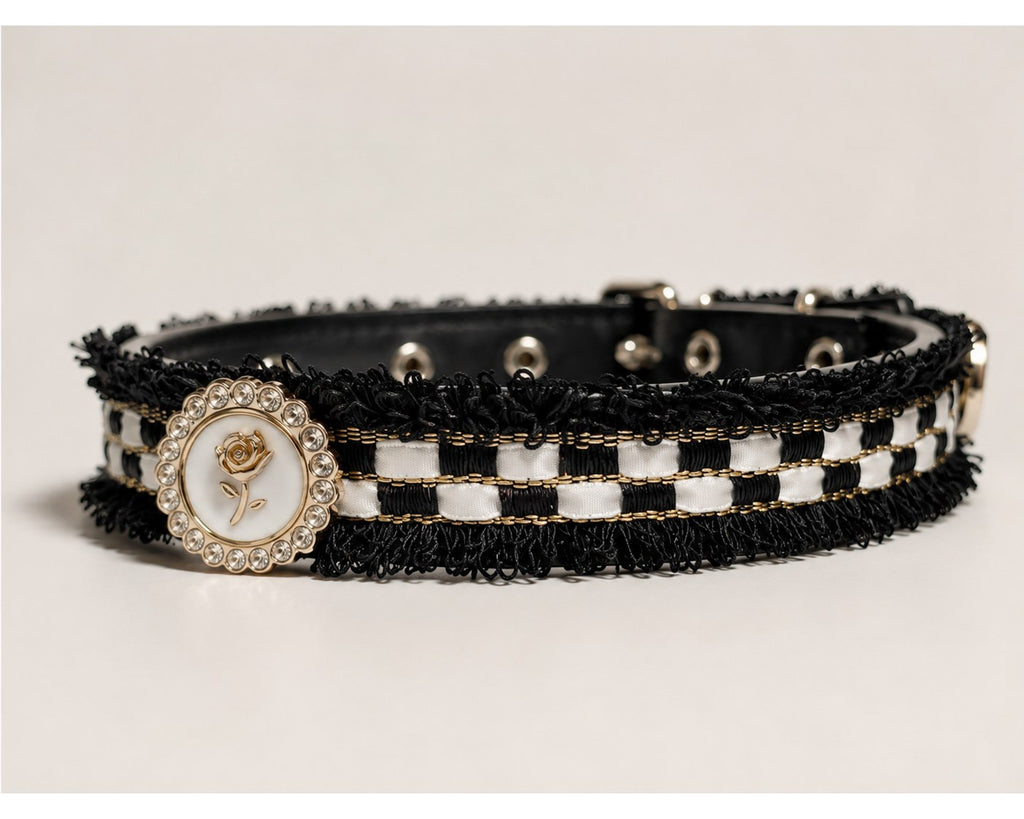 Midnight Rose Luxury Pet Collar
